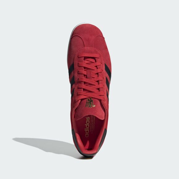 13M - [NEW] Men's Manchester United X adidas Gazelle Shoes 'Red' IE8503 - Picture 2 of 8